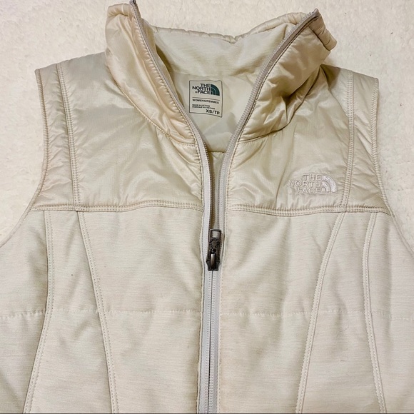 The North Face cream vest. Worn once. - Picture 3 of 3